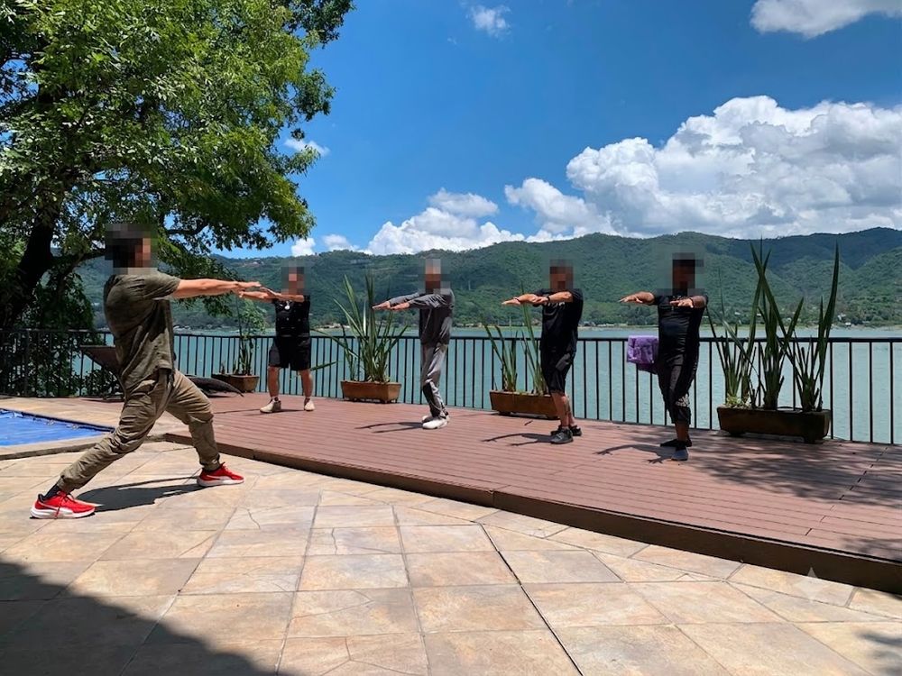 Sesión de yoga